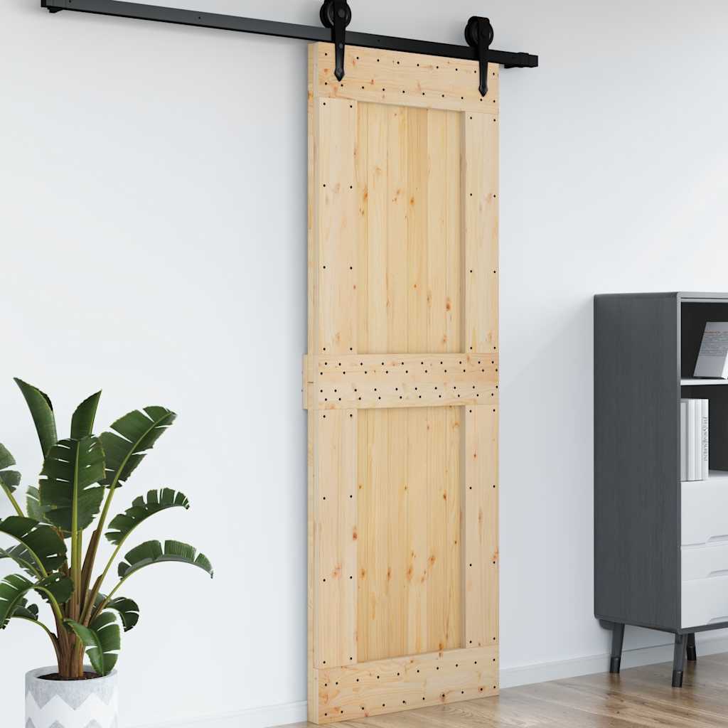 Porta NARVIK 80x210 cm in Legno Massello di Pino 154437