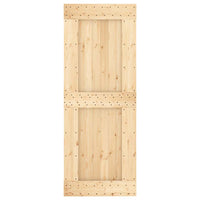 Porta NARVIK 80x210 cm in Legno Massello di Pino 154437