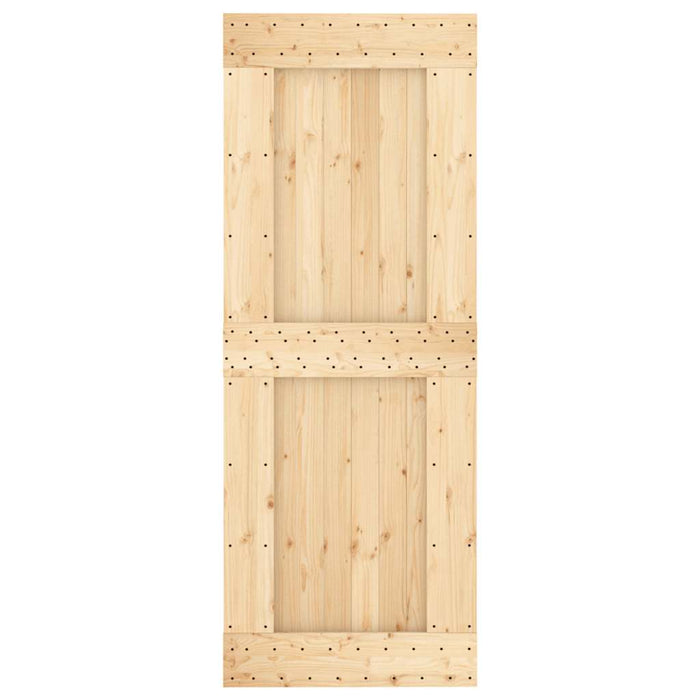 Porta NARVIK 80x210 cm in Legno Massello di Pino 154437