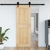 Porta NARVIK 80x210 cm in Legno Massello di Pino 154437