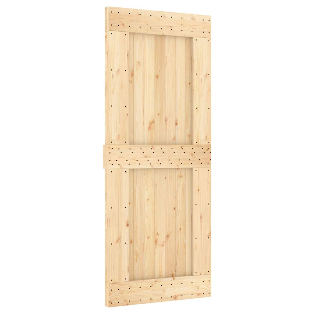 Porta NARVIK 85x210 cm in Legno Massello di Pino 154438