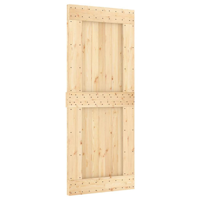 Porta NARVIK 85x210 cm in Legno Massello di Pino 154438