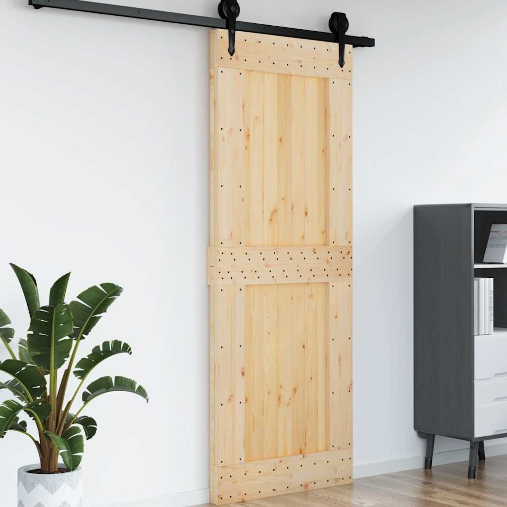 Porta NARVIK 85x210 cm in Legno Massello di Pino 154438