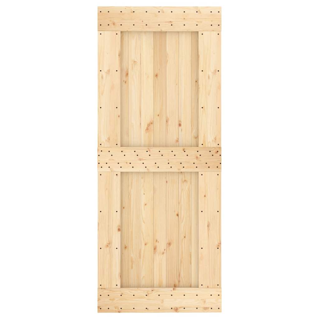 Porta NARVIK 85x210 cm in Legno Massello di Pino 154438