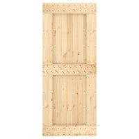 Porta NARVIK 85x210 cm in Legno Massello di Pino 154438