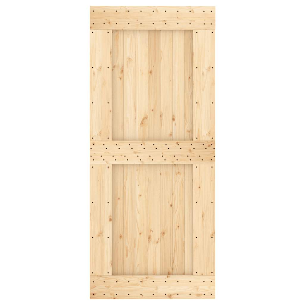 Porta NARVIK 90x210 cm in Legno Massello di Pino