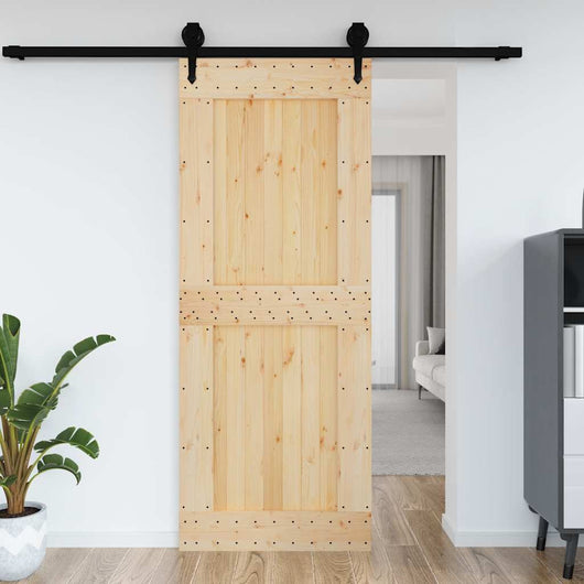 Porta NARVIK 90x210 cm in Legno Massello di Pino