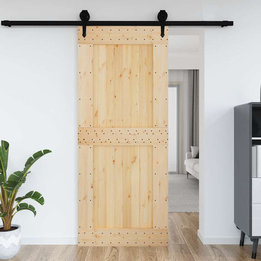Porta NARVIK 95x210 cm in Legno Massello di Pinocod mxl 73351