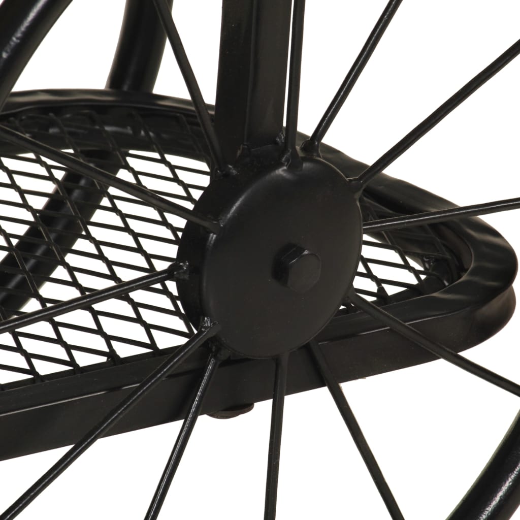 Tavolo Consolle 112x36x76 cm in Legno Massello di Mango e Ferro 353332