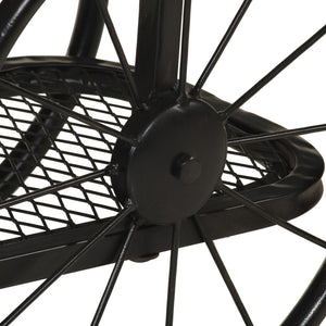 Tavolo Consolle 112x36x76 cm in Legno Massello di Mango e Ferro 353332