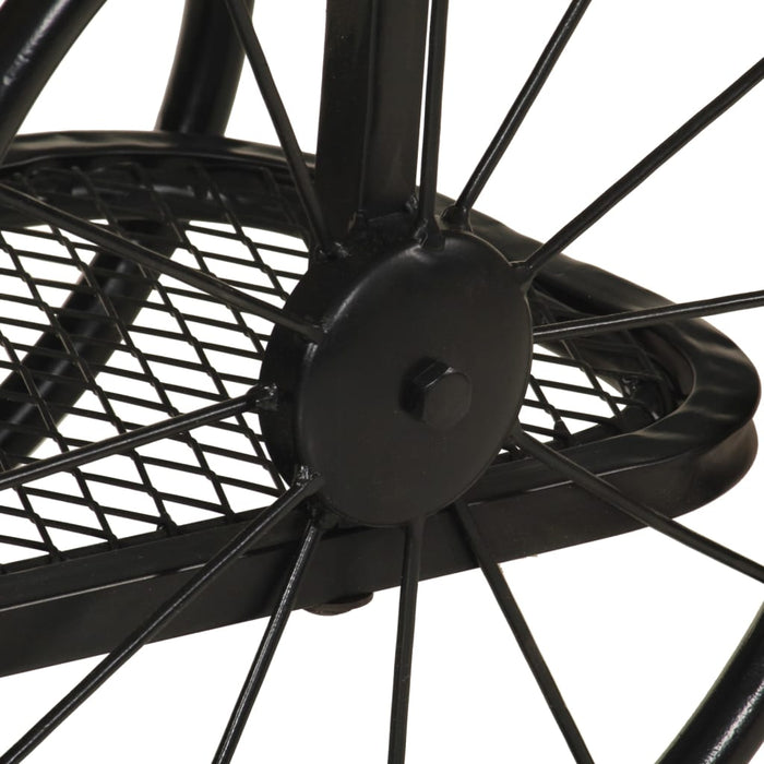 Tavolo Consolle 112x36x76 cm in Legno Massello di Mango e Ferro