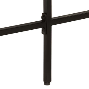 Scrivania 165x110x77 cm Legno Massello Mango Ferro