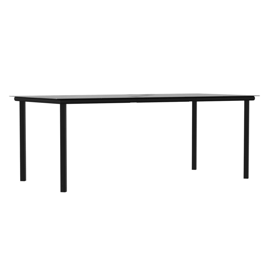 Set Pranzo da Giardino 9 pz con Cuscini in Polyrattan e Acciaio 3186966