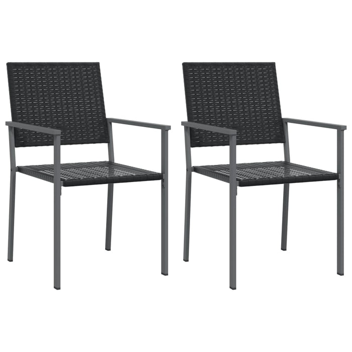 Set da Pranzo da Giardino 3 pz in Polyrattan e Acciaio 3187003