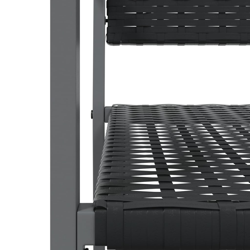 Set da Pranzo da Giardino 3 pz in Polyrattan e Acciaio 3187003