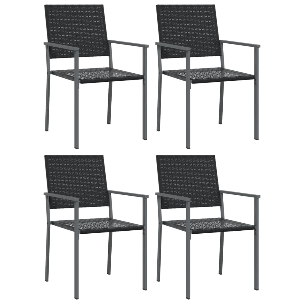 Set da Pranzo da Giardino 5 pz in Polyrattan e Acciaio 3187004