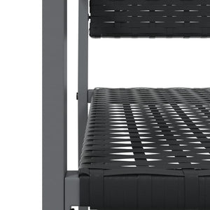 Set da Pranzo da Giardino 7 pz in Polyrattan e Acciaio 3187015