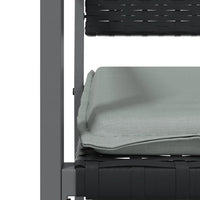 Set Pranzo da Giardino 9 pz con Cuscini in Polyrattan e Acciaio 3187030