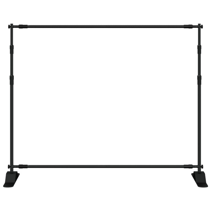Supporti per fondali Set di 2 254 x 243 cm Acciaio nero 02_0045251