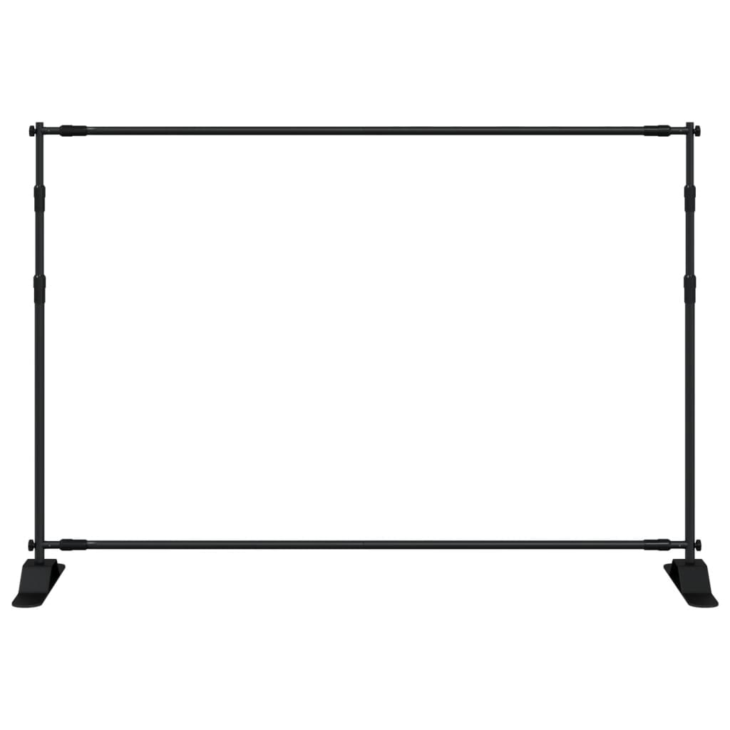Supporti per fondali Set di 2 305 x 243 cm Acciaio nero 02_0045252