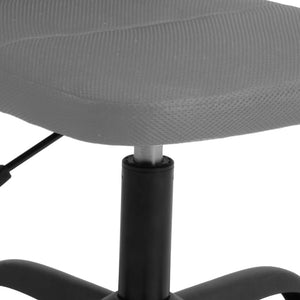 Sedia da Ufficio Altezza Regolabile Grigia in Tessuto a Rete 353006