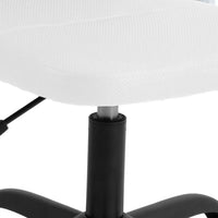 vidaXL Sedia da Ufficio Altezza Regolabile Bianca in Tessuto a Rete