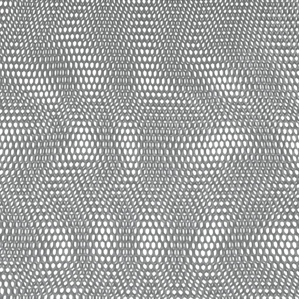 Sedia da Ufficio Altezza Regolabile Grigia in Rete e Similpelle 353020