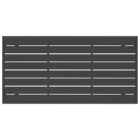 Tavolo da Pranzo da Giardino Antracite 110x54x70 cm Acciaio 364600