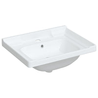 Lavandino da Bagno Bianco 61x48x23 cm Rettangolare in Ceramica 153704