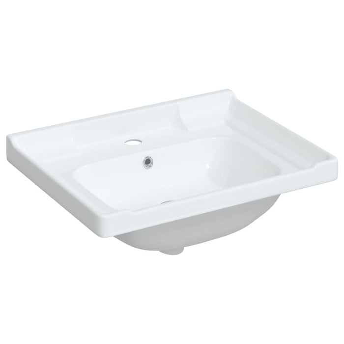 Lavandino da Bagno Bianco 61x48x23 cm Rettangolare in Ceramicacod mxl 119045