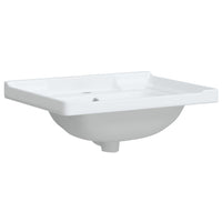 Lavandino da Bagno Bianco 61x48x23 cm Rettangolare in Ceramica 153704