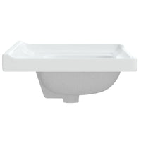 Lavandino da Bagno Bianco 61x48x23 cm Rettangolare in Ceramica 153704
