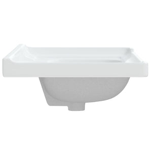 Lavandino da Bagno Bianco 61x48x23 cm Rettangolare in Ceramica 153704