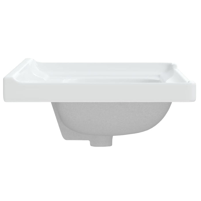 Lavandino da Bagno Bianco 61x48x23 cm Rettangolare in Ceramica 153704