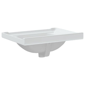 Lavandino da Bagno Bianco 61x48x23 cm Rettangolare in Ceramica 153704