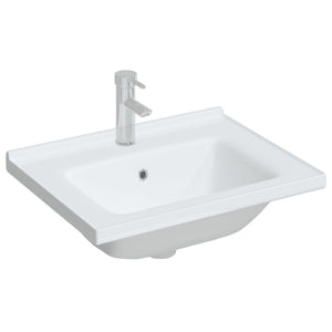 Lavandino da Bagno Bianco 61x48x19,5cm Rettangolare in Ceramicacod mxl 71080