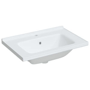 Lavandino da Bagno Bianco 71x48x19,5cm Rettangolare in Ceramicacod mxl 119048