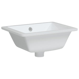 Lavandino da Bagno Bianco 39x30x18,5 cm Rettangolare Ceramica 153730