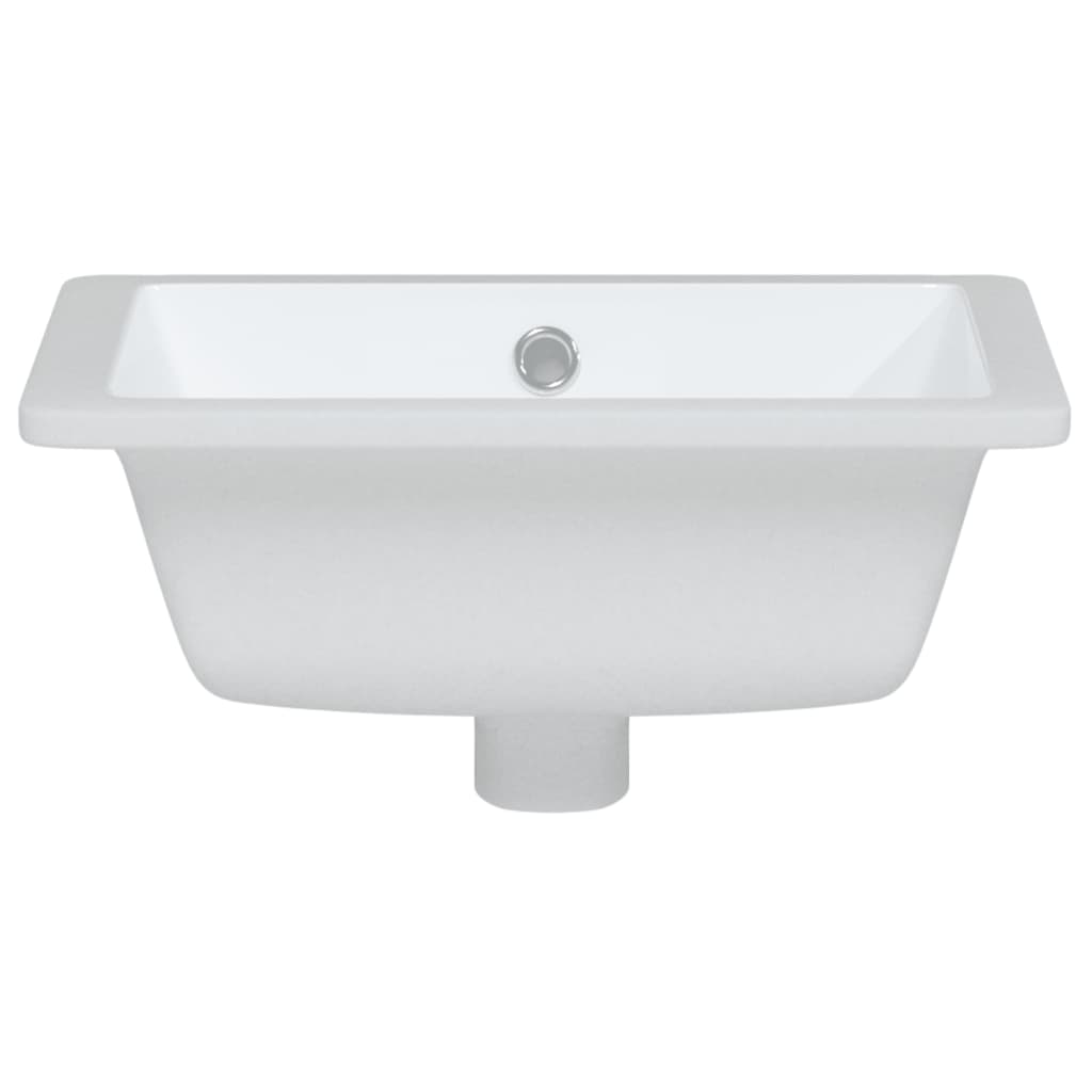Lavandino da Bagno Bianco 39x30x18,5 cm Rettangolare Ceramica 153730