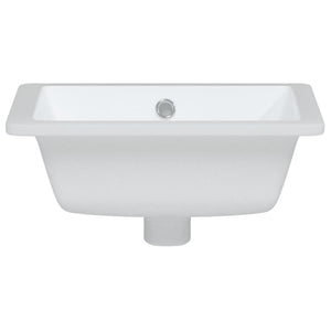 Lavandino da Bagno Bianco 39x30x18,5 cm Rettangolare Ceramica 153730
