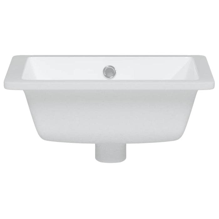 Lavandino da Bagno Bianco 39x30x18,5 cm Rettangolare Ceramica 153730