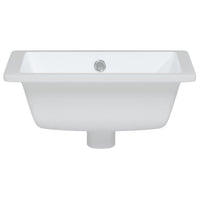 Lavandino da Bagno Bianco 39x30x18,5 cm Rettangolare Ceramica 153730