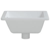 Lavandino da Bagno Bianco 39x30x18,5 cm Rettangolare Ceramica 153730