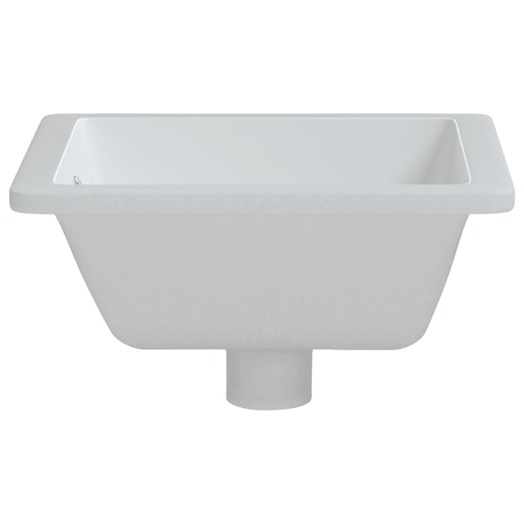 Lavandino da Bagno Bianco 39x30x18,5 cm Rettangolare Ceramica 153730