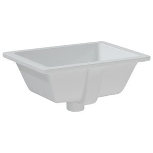 Lavandino da Bagno Bianco 39x30x18,5 cm Rettangolare Ceramica 153730