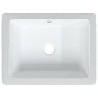 Lavandino da Bagno Bianco 39x30x18,5 cm Rettangolare Ceramica 153730