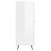 Credenza 69,5x34x90 cm in Legno Multistrato Bianco Lucido 827694