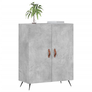 Credenza Grigio Cemento 69,5x34x90 cm in Legno Multistrato 827696