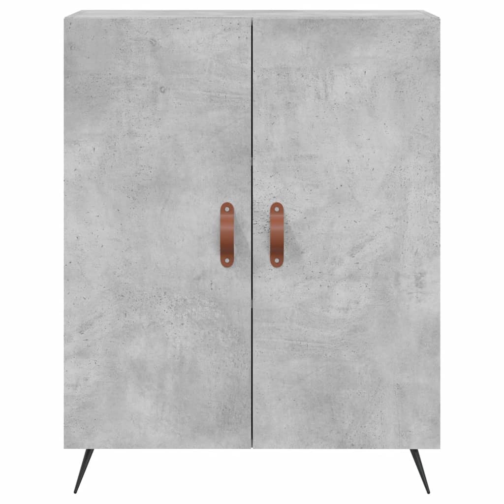 Credenza Grigio Cemento 69,5x34x90 cm in Legno Multistrato 827696