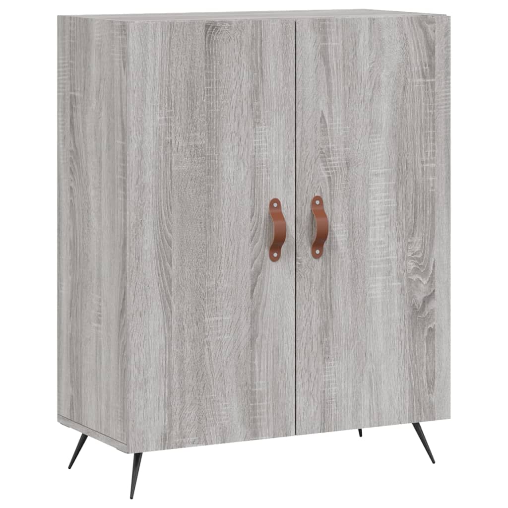 Credenza Grigio Sonoma 69,5x34x90 cm in Legno Multistrato 827698